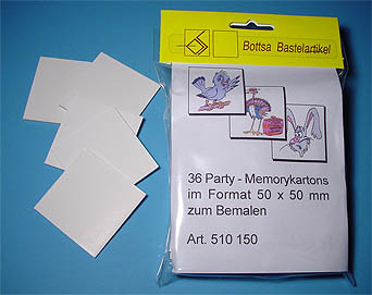 Party-Memorykartons 36Stk 5x5cm